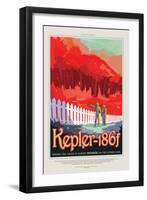 NASA/JPL: Visions Of The Future - Kepler-186F-null-Framed Art Print