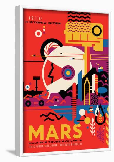 NASA/JPL: Visions Of The Future - Mars-null-Framed Poster