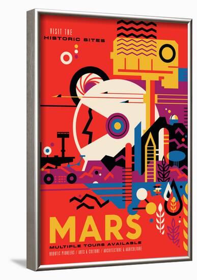 NASA/JPL: Visions Of The Future - Mars-null-Framed Poster