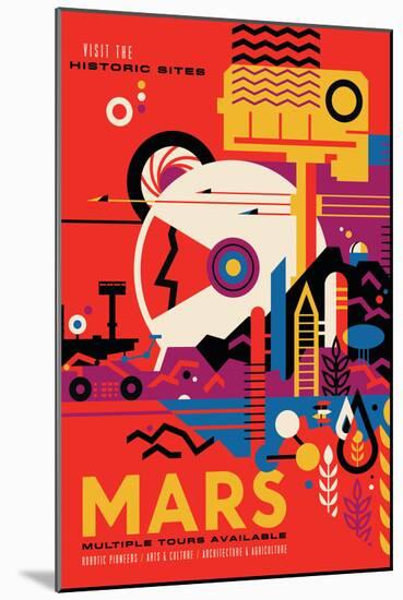 NASA/JPL: Visions Of The Future - Mars-null-Mounted Art Print