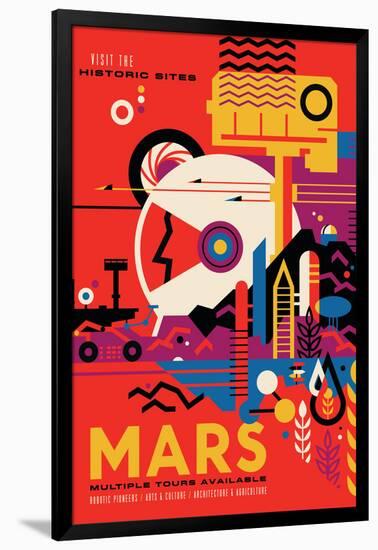 NASA/JPL: Visions Of The Future - Mars-null-Framed Art Print