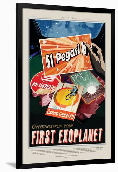 NASA/JPL: Visions Of The Future - Peg51-null-Framed Poster
