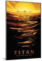 NASA/JPL: Visions Of The Future - Titan-null-Mounted Poster