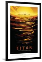 NASA/JPL: Visions Of The Future - Titan-null-Framed Poster