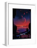 NASA/JPL: Visions Of The Future - Trappist-null-Framed Poster