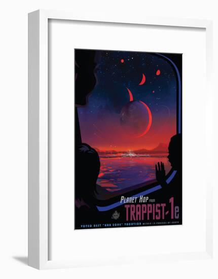 NASA/JPL: Visions Of The Future - Trappist-null-Framed Poster