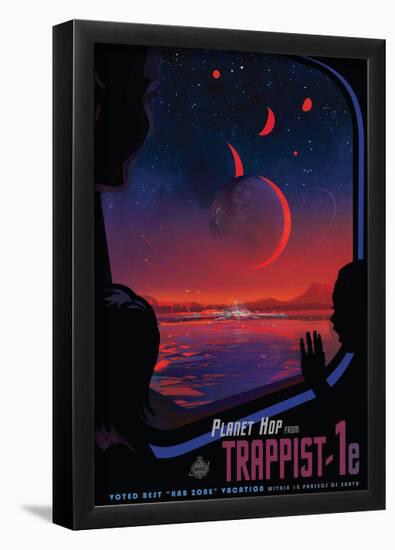 NASA/JPL: Visions Of The Future - Trappist-null-Framed Poster