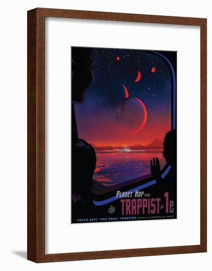 NASA/JPL: Visions Of The Future - Trappist-null-Framed Poster