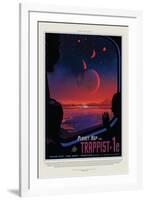 NASA/JPL: Visions Of The Future - Trappist-null-Framed Art Print