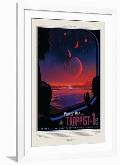 NASA/JPL: Visions Of The Future - Trappist-null-Framed Art Print