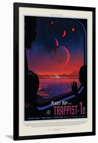 NASA/JPL: Visions Of The Future - Trappist-null-Framed Art Print