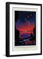NASA/JPL: Visions Of The Future - Trappist-null-Framed Art Print