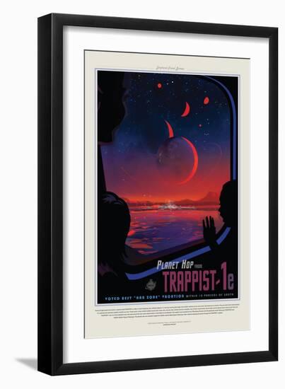 NASA/JPL: Visions Of The Future - Trappist-null-Framed Art Print