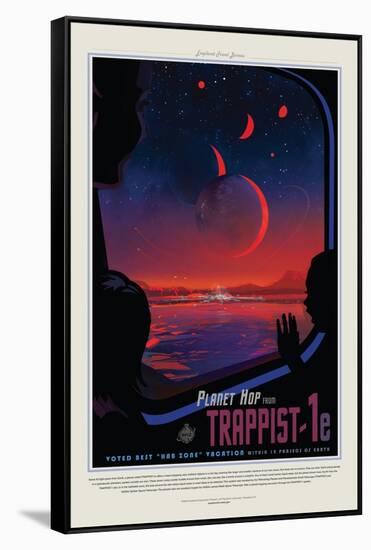 NASA/JPL: Visions Of The Future - Trappist-null-Framed Stretched Canvas