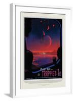 NASA/JPL: Visions Of The Future - Trappist-null-Framed Art Print