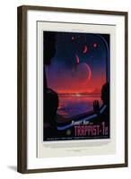 NASA/JPL: Visions Of The Future - Trappist-null-Framed Art Print