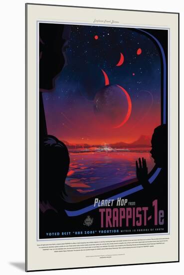 NASA/JPL: Visions Of The Future - Trappist-null-Mounted Art Print