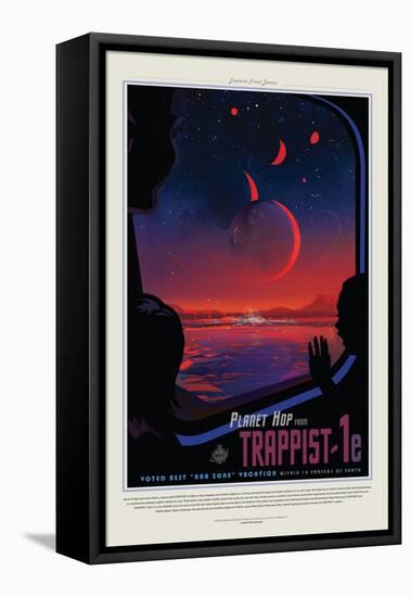NASA/JPL: Visions Of The Future - Trappist-null-Framed Stretched Canvas