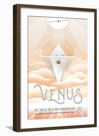 NASA/JPL: Visions Of The Future - Venus-null-Framed Art Print