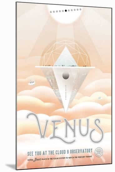 NASA/JPL: Visions Of The Future - Venus-null-Mounted Art Print