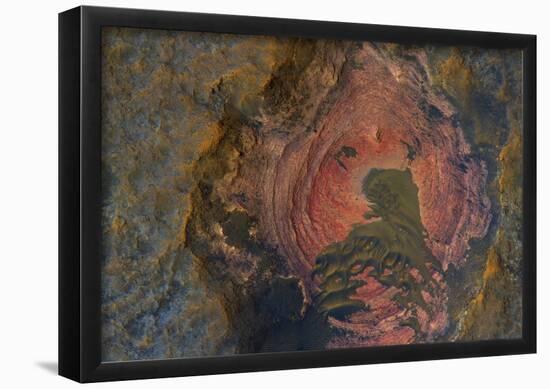 NASA: Layers And Dark Dunes, Mars-null-Framed Poster