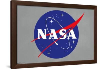 NASA - Logo Premium Poster--Framed Poster
