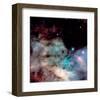 NASA - M17 The Omega Nebula-null-Framed Art Print