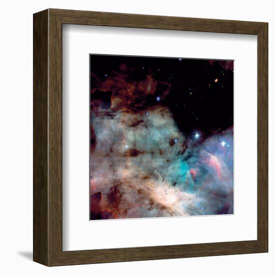 NASA - M17 The Omega Nebula-null-Framed Art Print