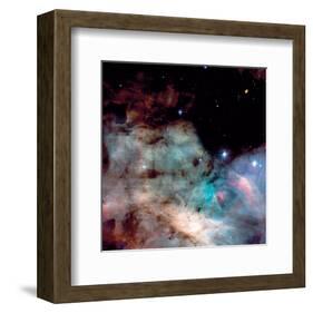 NASA - M17 The Omega Nebula-null-Framed Art Print