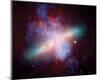 NASA - M82 Rainbow Galaxy-null-Mounted Art Print