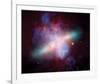 NASA - M82 Rainbow Galaxy-null-Framed Art Print