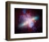 NASA - M82 Rainbow Galaxy-null-Framed Art Print