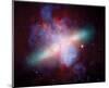 NASA - M82 Rainbow Galaxy-null-Mounted Art Print