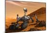 NASA Mars Curiosity Rover Spacecraft Poster-null-Mounted Poster