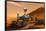 NASA Mars Curiosity Rover Spacecraft Poster-null-Framed Poster