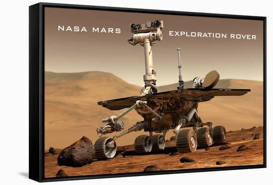 NASA Mars Exploration Rover Sprit Opportunity Photo-null-Framed Stretched Canvas