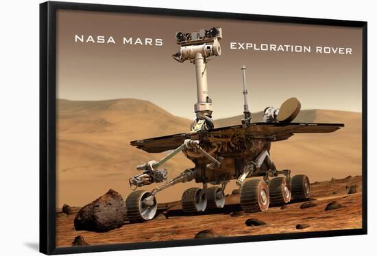 NASA Mars Exploration Rover Sprit Opportunity Photo-null-Framed Poster