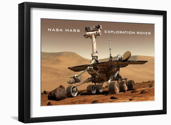 NASA Mars Exploration Rover Sprit Opportunity Photo-null-Framed Art Print