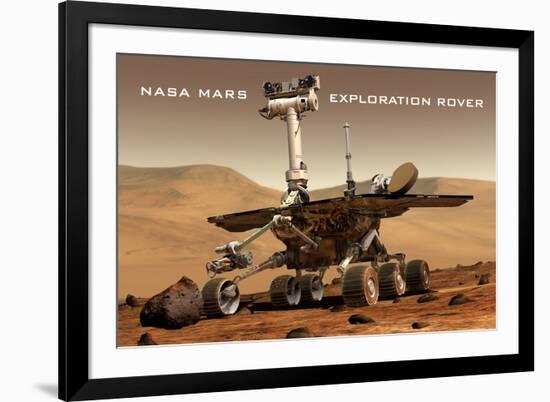 NASA Mars Exploration Rover Sprit Opportunity-null-Framed Art Print