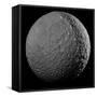 NASA: Mimas, moon of Saturn-null-Framed Stretched Canvas