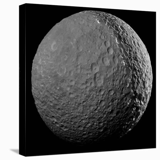 NASA: Mimas, moon of Saturn-null-Stretched Canvas