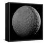 NASA: Mimas, moon of Saturn-null-Framed Stretched Canvas