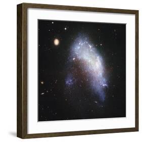 NASA - NGC 1427A Galaxy-null-Framed Art Print