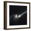 NASA - NGC 4676 Colliding Galaxies-null-Framed Art Print