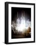 NASA Night Time Shuttle Launch-null-Framed Art Print