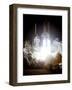 NASA Night Time Shuttle Launch-null-Framed Art Print