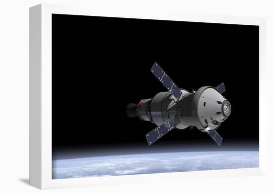 NASA Orion Spacecraft-null-Framed Poster