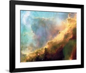 NASA - Perfect Storm Swan Nebula M17-null-Framed Premium Giclee Print