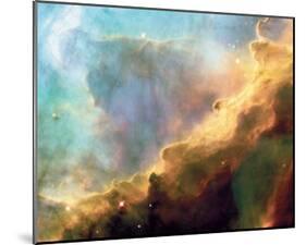 NASA - Perfect Storm Swan Nebula M17-null-Mounted Art Print