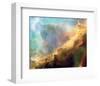 NASA - Perfect Storm Swan Nebula M17-null-Framed Art Print